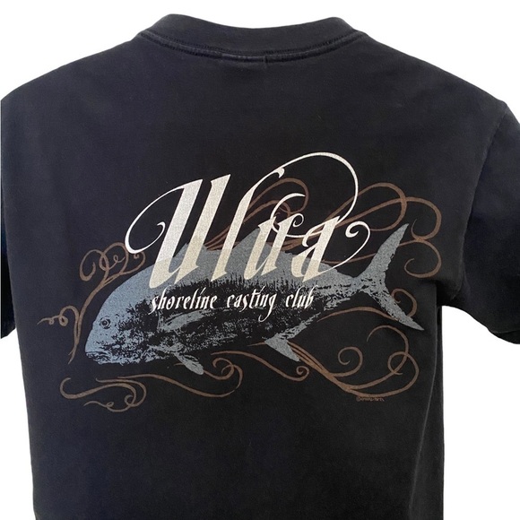 Crazy Shirts HI "Ulua Shoreline Casting Club" T-Shirt Men's S - Picture 1 of 8